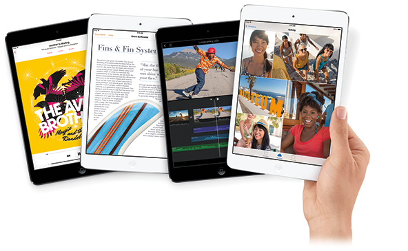 Various iPads with Different Apps Showing