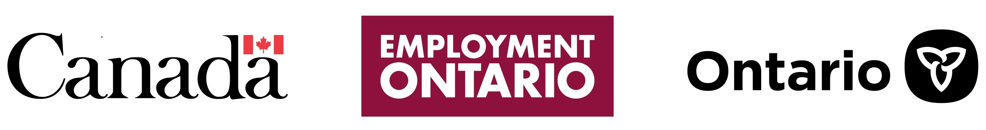 Government of Canada, Employment Ontario, and Ontario Government logos