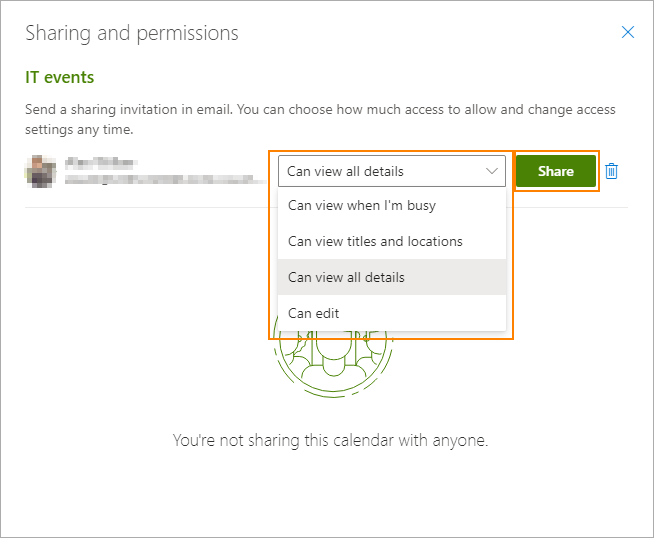 Screenshot of permission option Can View All Details