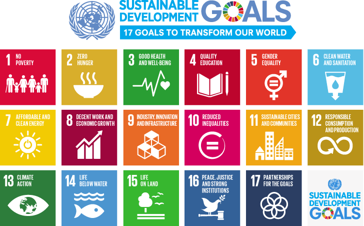 Illustration of the The United Nation's Sustainable Development Goals