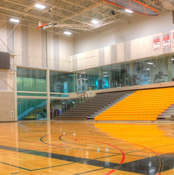 basketball court in David Braley Athletic & Recreation Centre