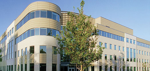 Exterior photo of Institute for Applied Health Sciences at McMaster