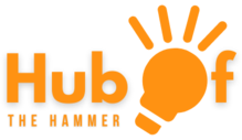 Hub of the Hammer Logo with a light bulb