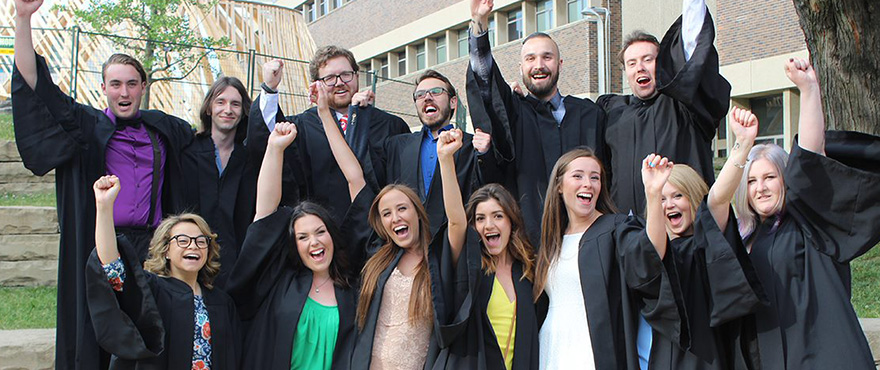 students cheering