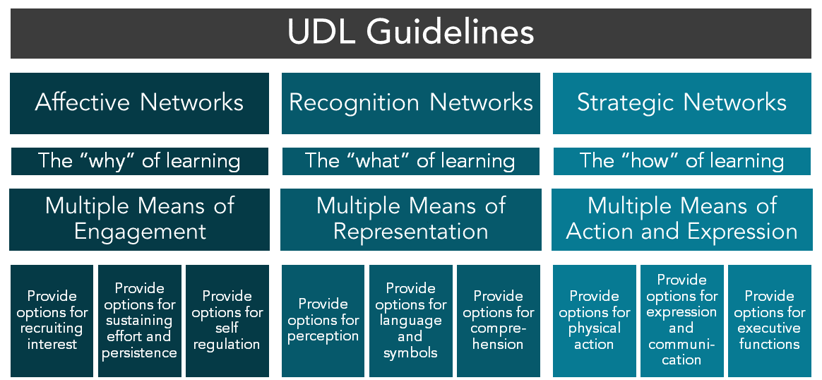 UDL Guidelines - Access the link below the graphic for a description.