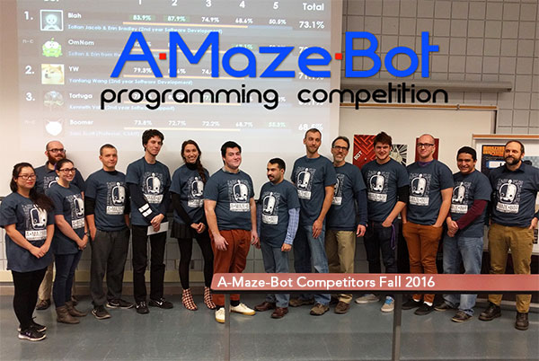 A-Maze-Bot Competitors Fall 2016