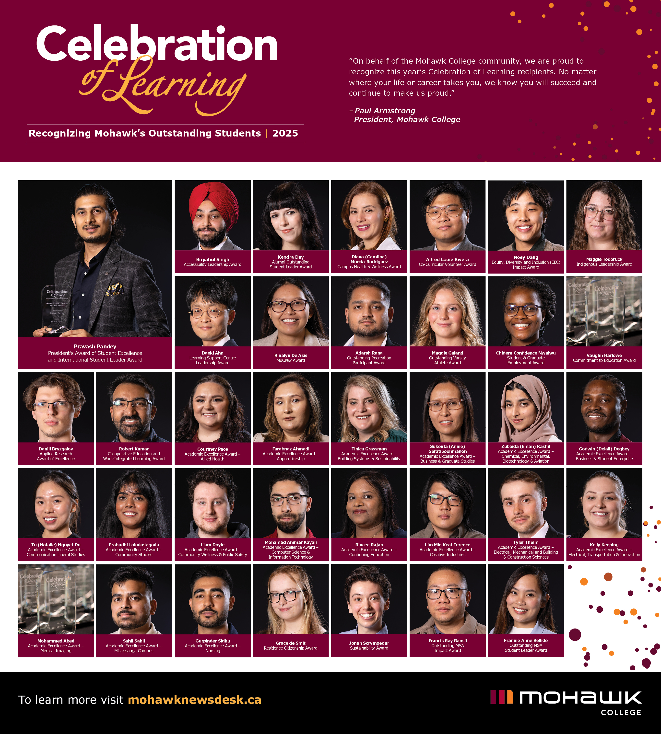 Celebration of Learning 2025 banner.