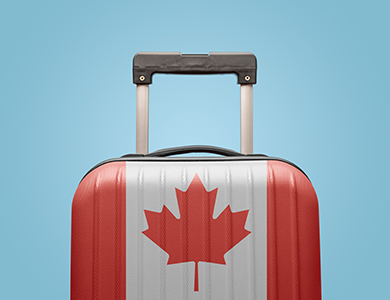 Fashion Canada Carry-on Suitcase