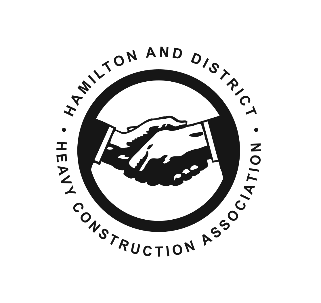Logo, HAND, Hamilton & District Heavy Construction Association.
