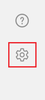 Screenshot of the gear (settings) menu icon