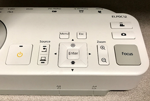 ELPDC12 Document camera button panel