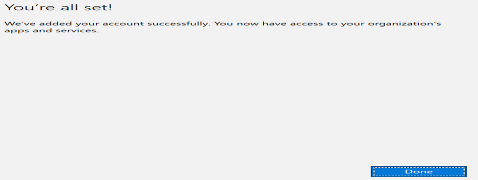 Screenshot of OneDrive app confirmation