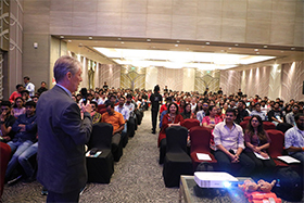 Mayor Fred Eisenberger in front of students in India.jpg