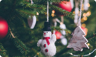 christmas tree with decoration