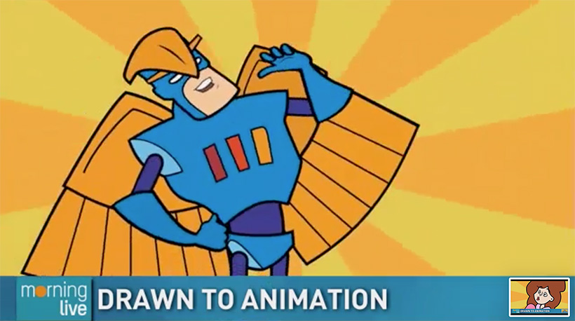 a animated cartoon character