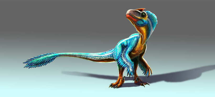 digital illustration of a dinosaur by tavis prow