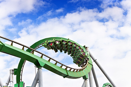 Green roller coaster