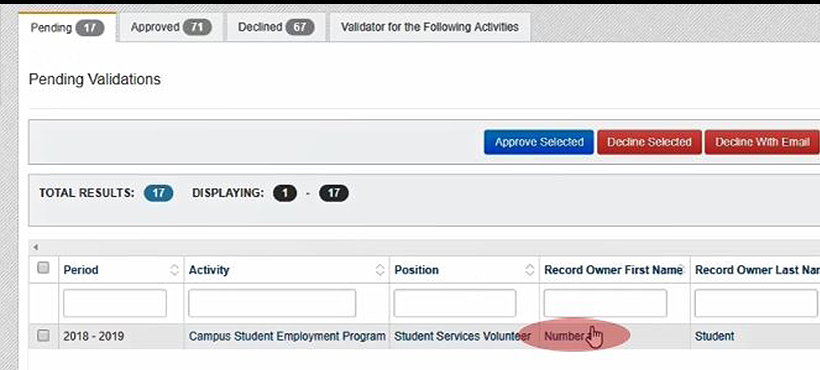 Students Pending image