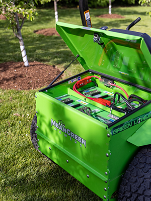 inside of the MeanGreenMower