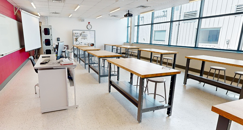 Systems Lab at Mohawk College Aviation Campus