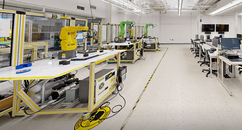 FANUC Robotics Lab at Mohawk College Fennell Campus