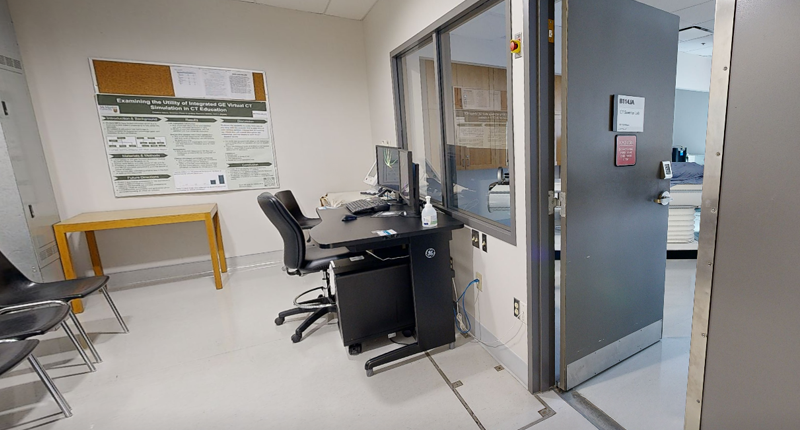 CT Scanner Control Room at Mohawk College IAHS Campus