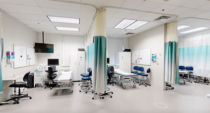 Diagnostic Sonography Lab at Mohawk College IAHS Campus