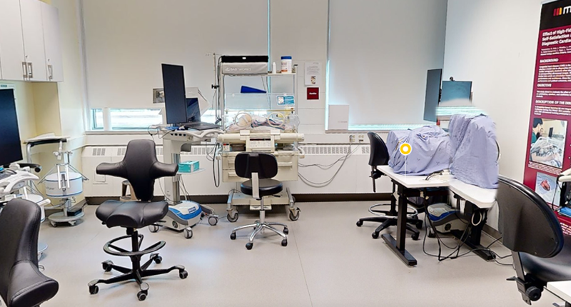 Sonography Simulation Lab at Mohawk College IAHS Campus