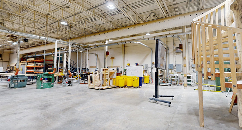 Carpentry Lab at Mohawk College Stoney Creek Campus