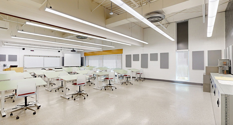 Drafting lab at Mohawk College Stoney Creek Campus