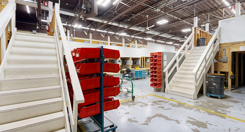 Electrical lab space at Mohawk College Stoney Creek Campus