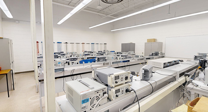 Electronics Lab at Mohawk College Stoney Creek Campus