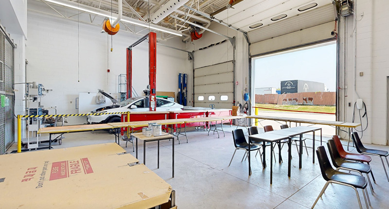The GM Service Training Lab at Mohawk College Stoney Creek Campus