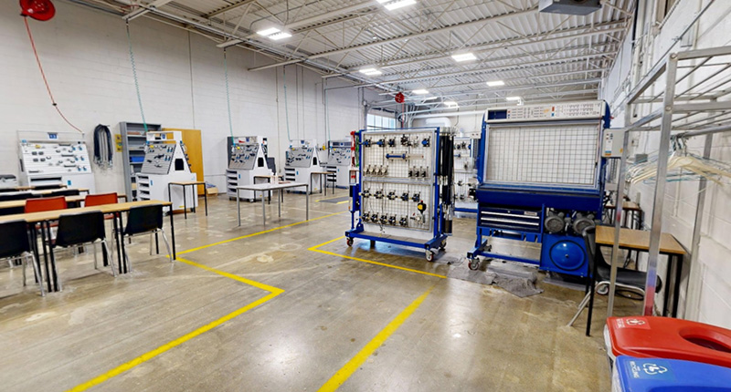 Hydraulics Lab at Mohawk College Stoney Creek Campus