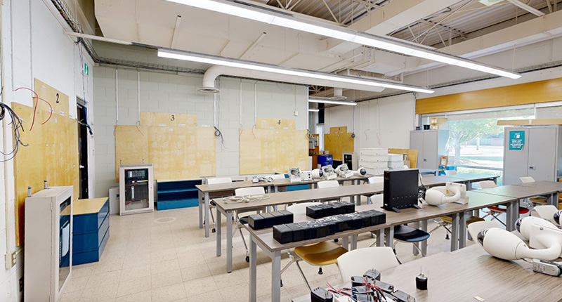 Monitoring and Communications Lab at Mohawk College Stoney Creek Campus