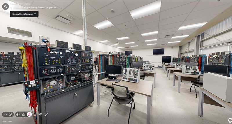 Rotating Machines and Power Systems Lab at Mohawk College Stoney Creek Campus