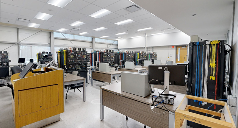 Rotating Machines and Power Systems Lab at Mohawk College Stoney Creek Campus