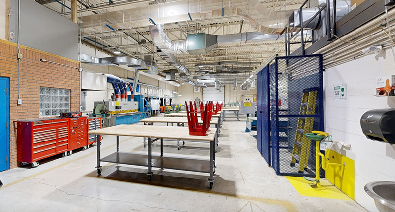 Sheet Metal Lab at Mohawk College Stoney Creek Campus