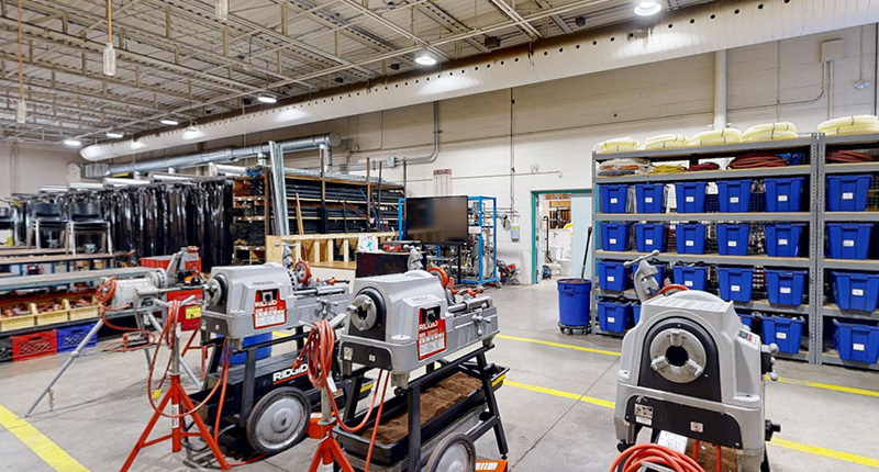 Steamfitting Lab at Mohawk College Stoney Creek Campus