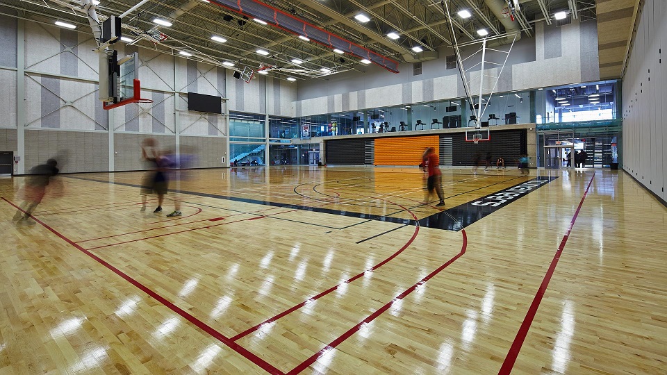 basketball court in DBARC