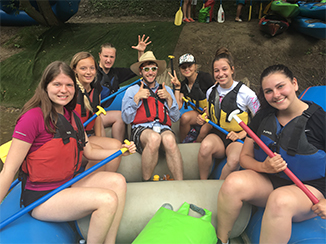 ride the log flume