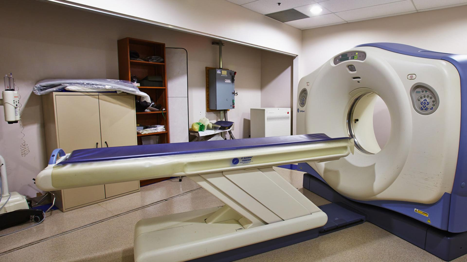 CT scan suite at Mohawk College