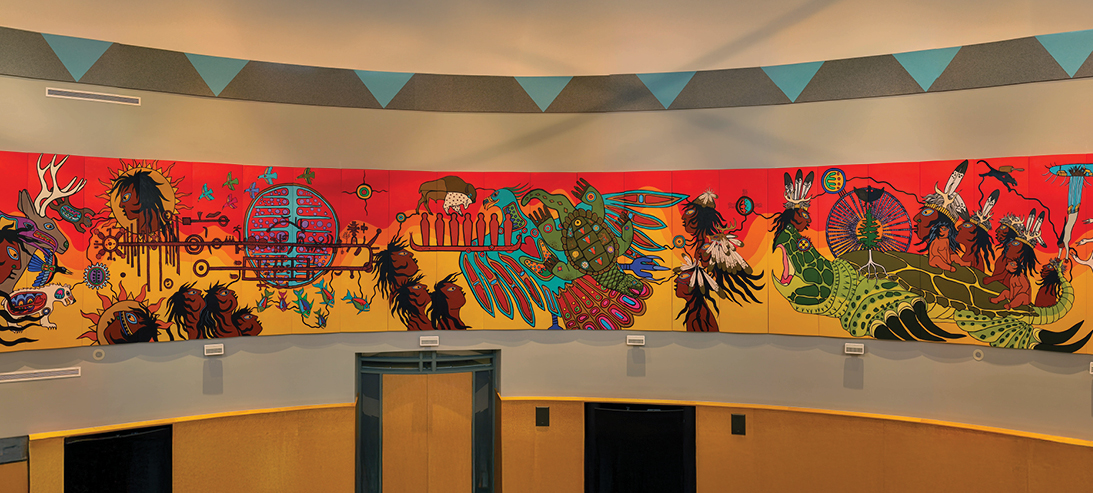 Image of Kanaktí:yo Indigenous gathering space at Mohawk College