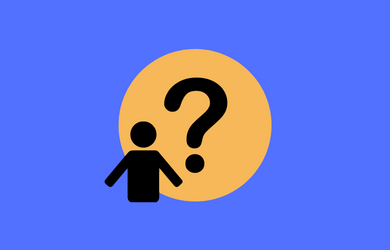 Icon of a person with a question mark symbol behind
