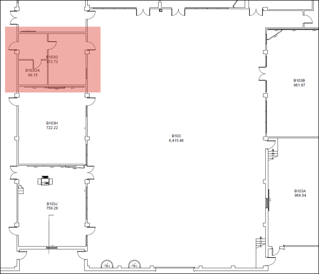 Figure 1: Fennell Campus – B-Wing B103g