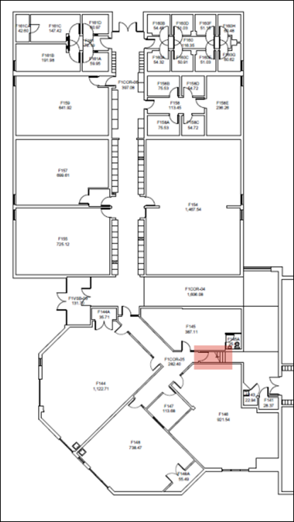 Figure 2: Fennell Campus - F-Wing Stair
