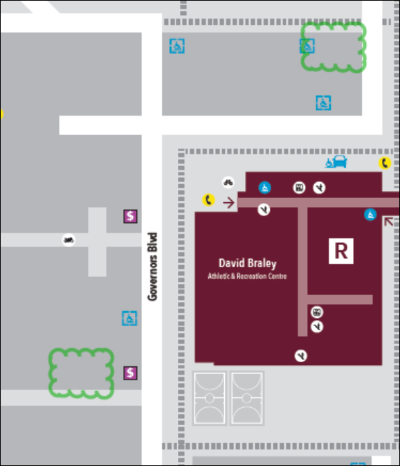 Figure 2: Fennell Campus – Parking Lots P7 and P8
