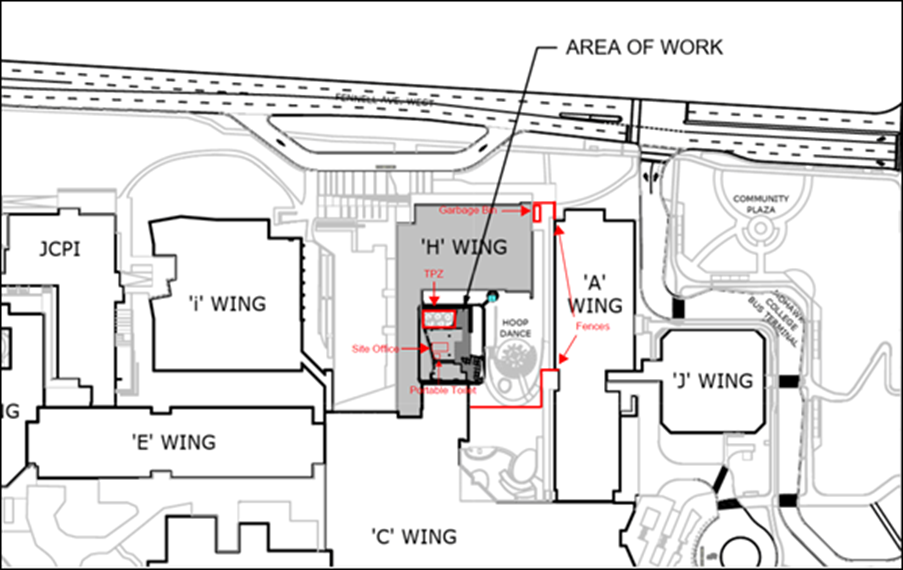Fennell Campus - Area of Work - H-Wing