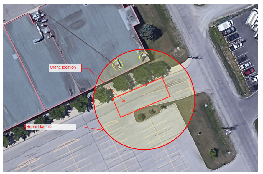 Figure 1: Stoney Creek Campus - Area of Work