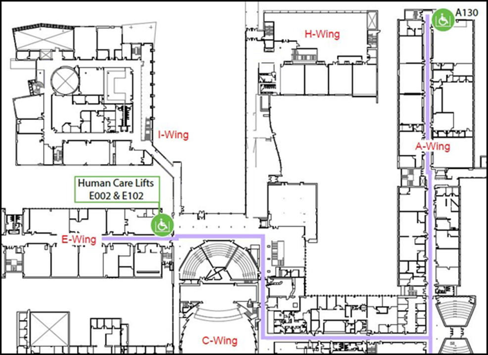 Fennell Campus - Human Care Lift Locations
